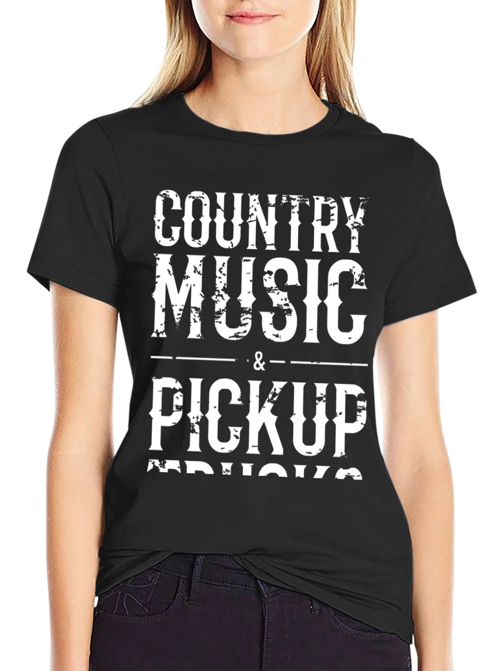 Country Music & Pickup Trucks Graphic T-Shirt