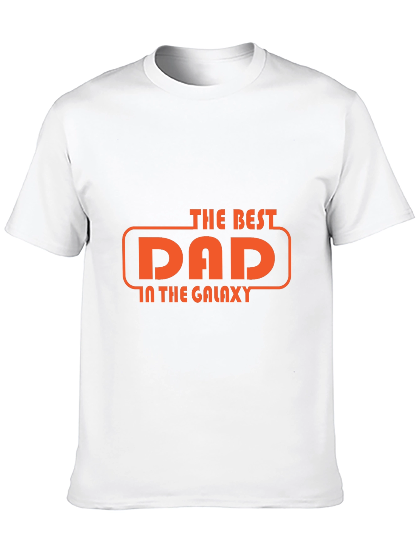 Best Dad in the Galaxy Graphic T-Shirt - Black