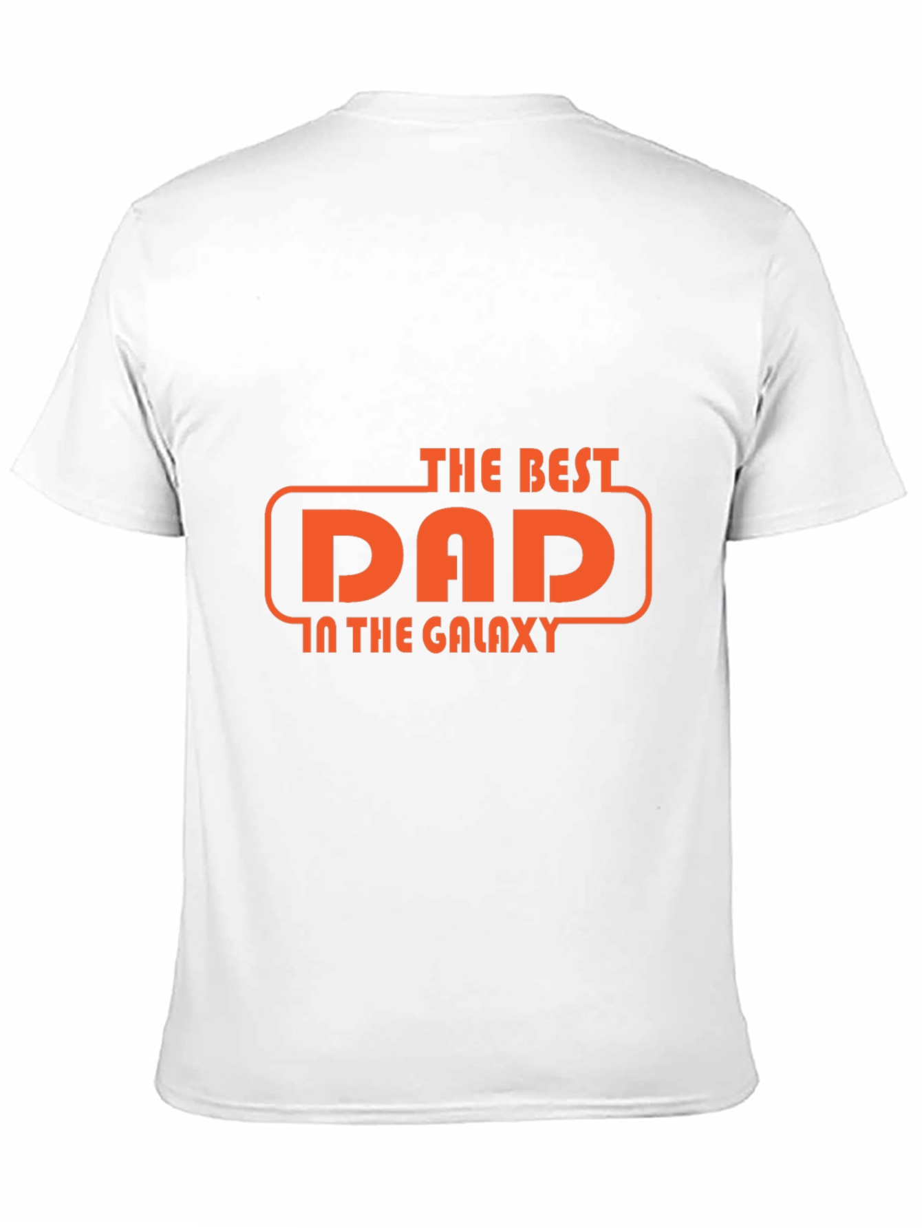 Best Dad in the Galaxy Graphic T-Shirt - Black