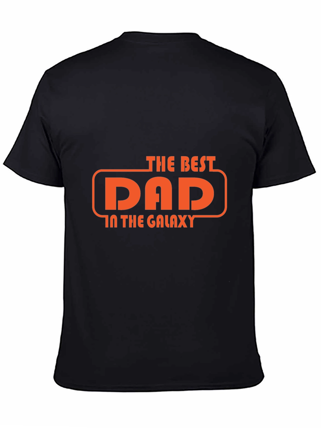 Best Dad in the Galaxy Graphic T-Shirt - Black