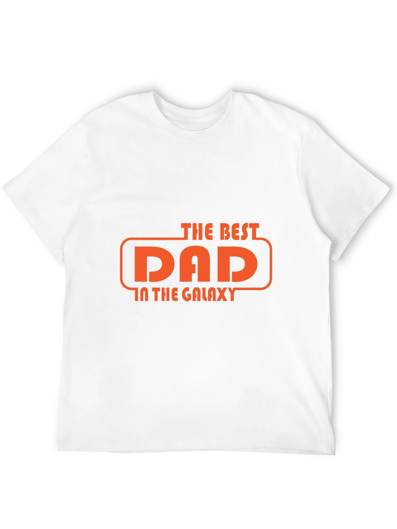 Best Dad in the Galaxy Graphic T-Shirt - Black