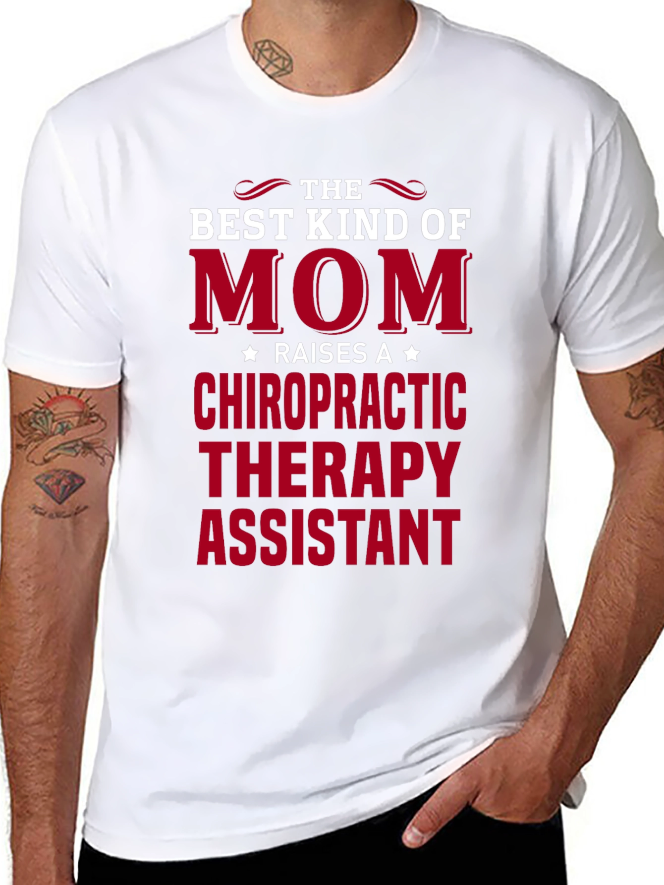 Best Kind of Mom Chiropractic Therapy Assistant T-Shirt
