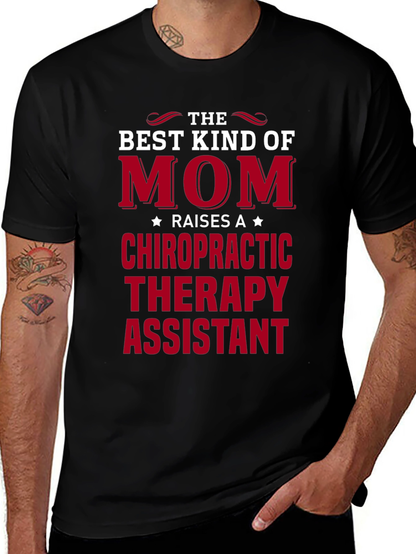 Best Kind of Mom Chiropractic Therapy Assistant T-Shirt