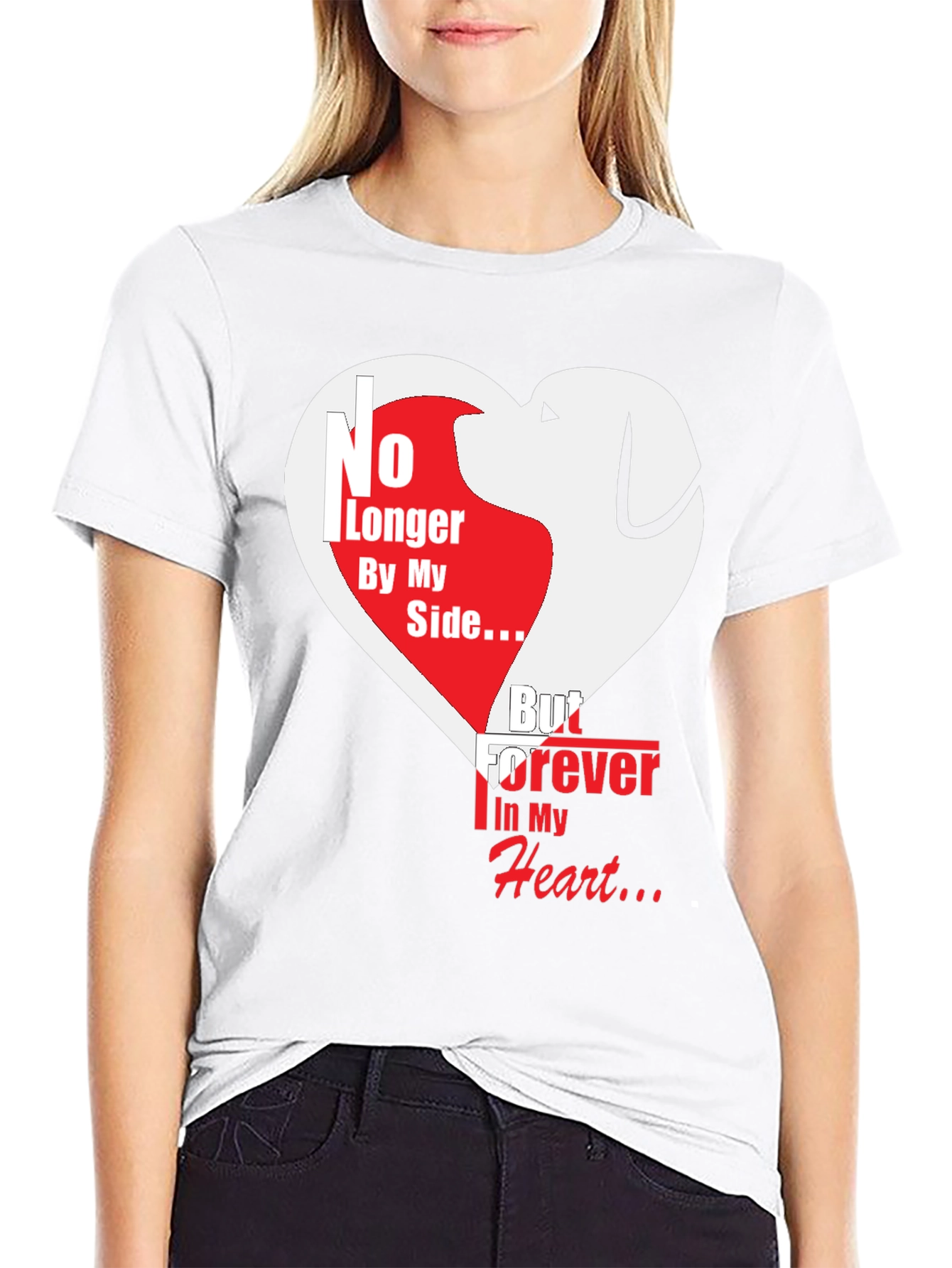 Dog Memorial T-Shirt - Forever In My Heart