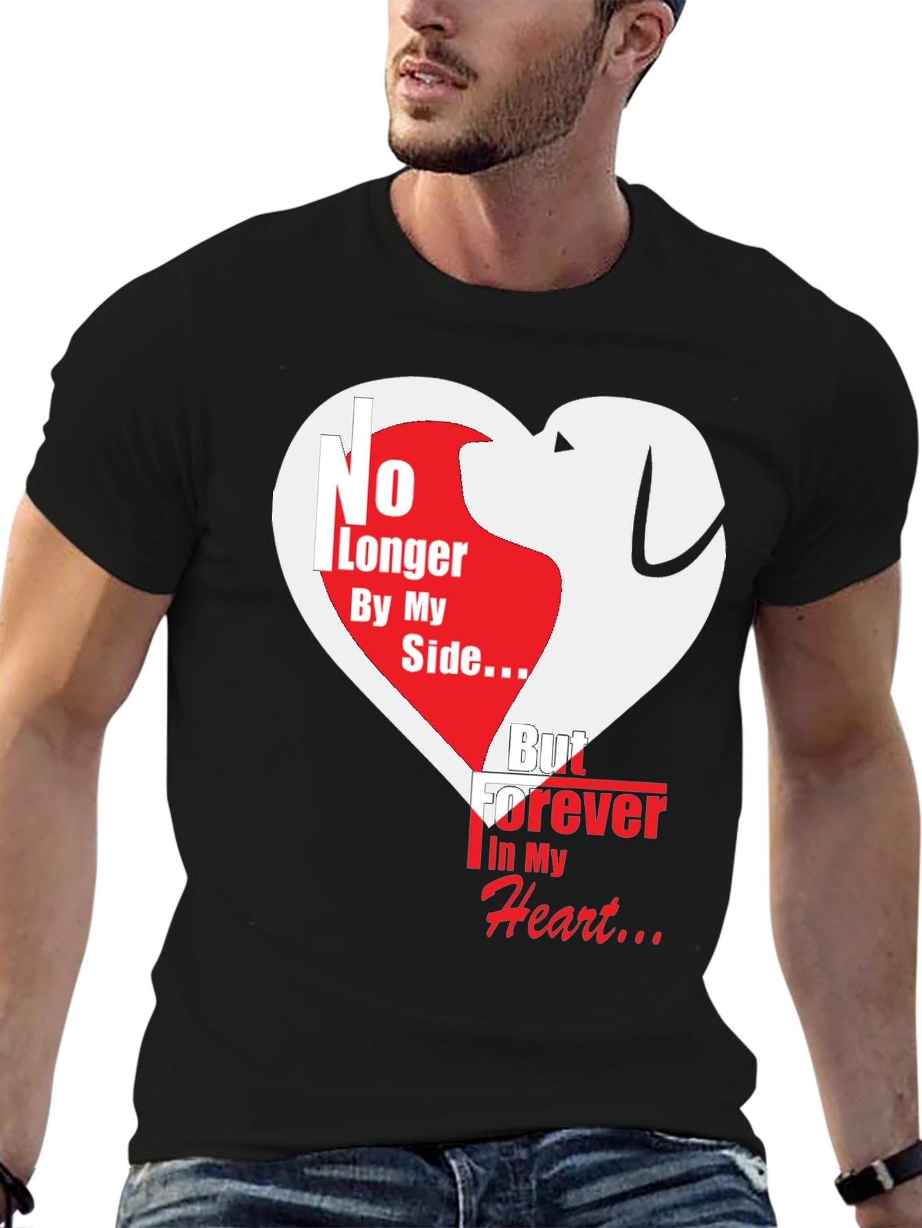 Dog Memorial T-Shirt - Forever In My Heart