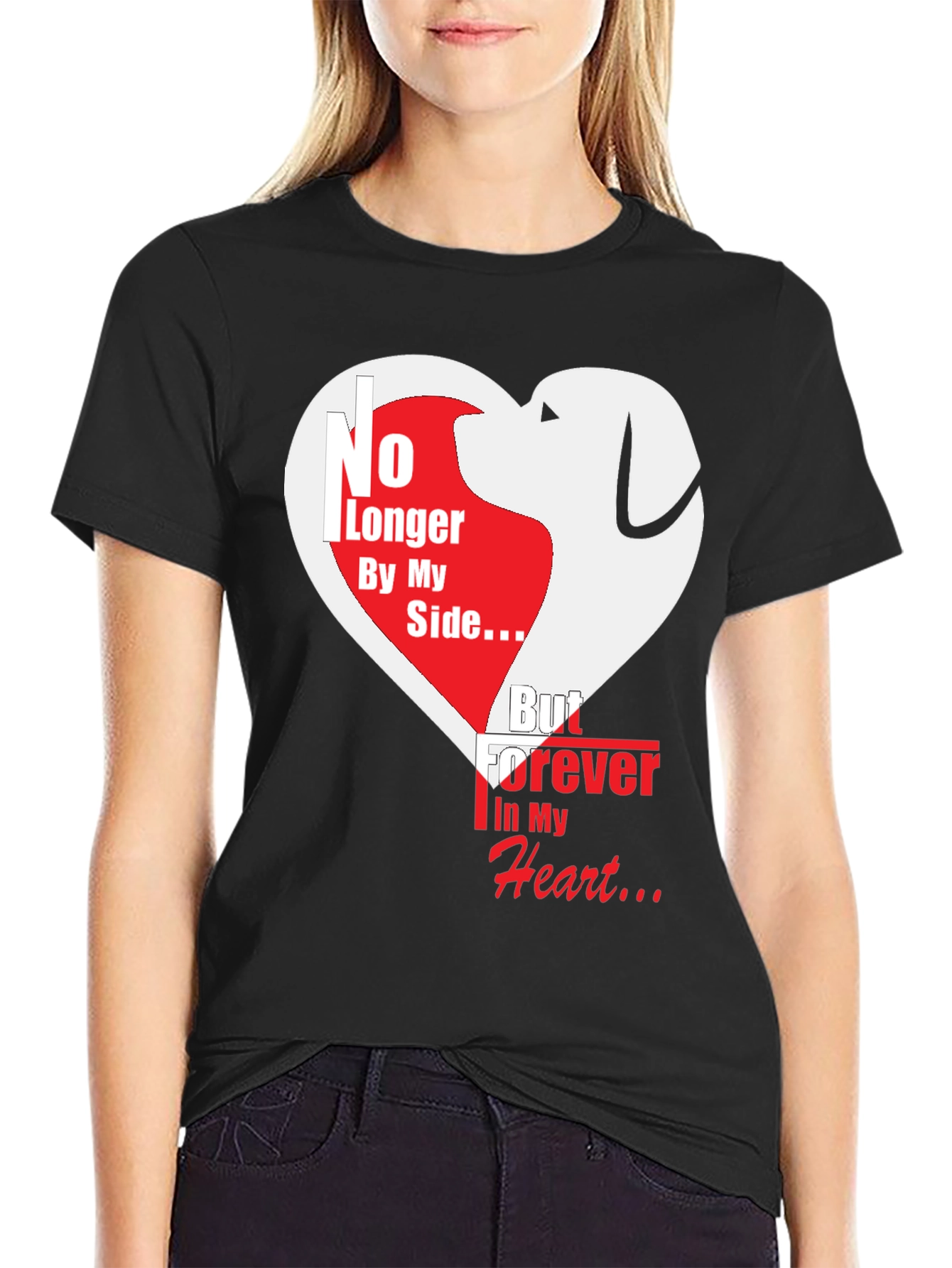 Dog Memorial T-Shirt - Forever In My Heart