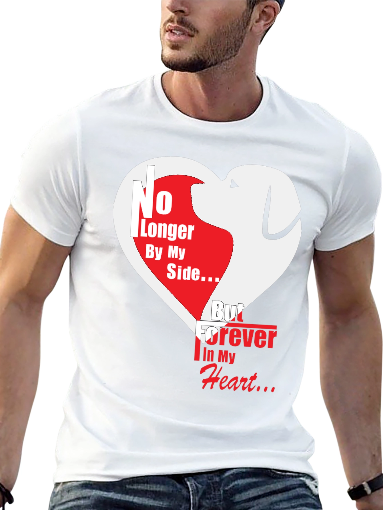 Dog Memorial T-Shirt - Forever In My Heart