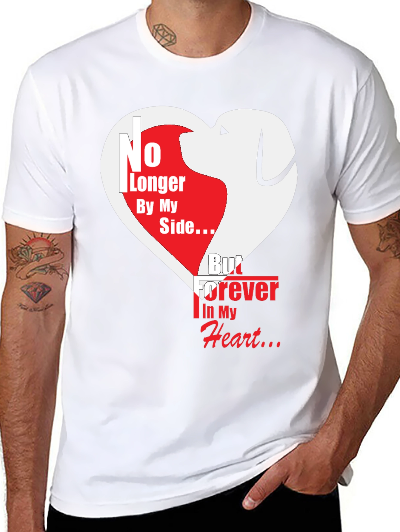 Dog Memorial T-Shirt - Forever In My Heart