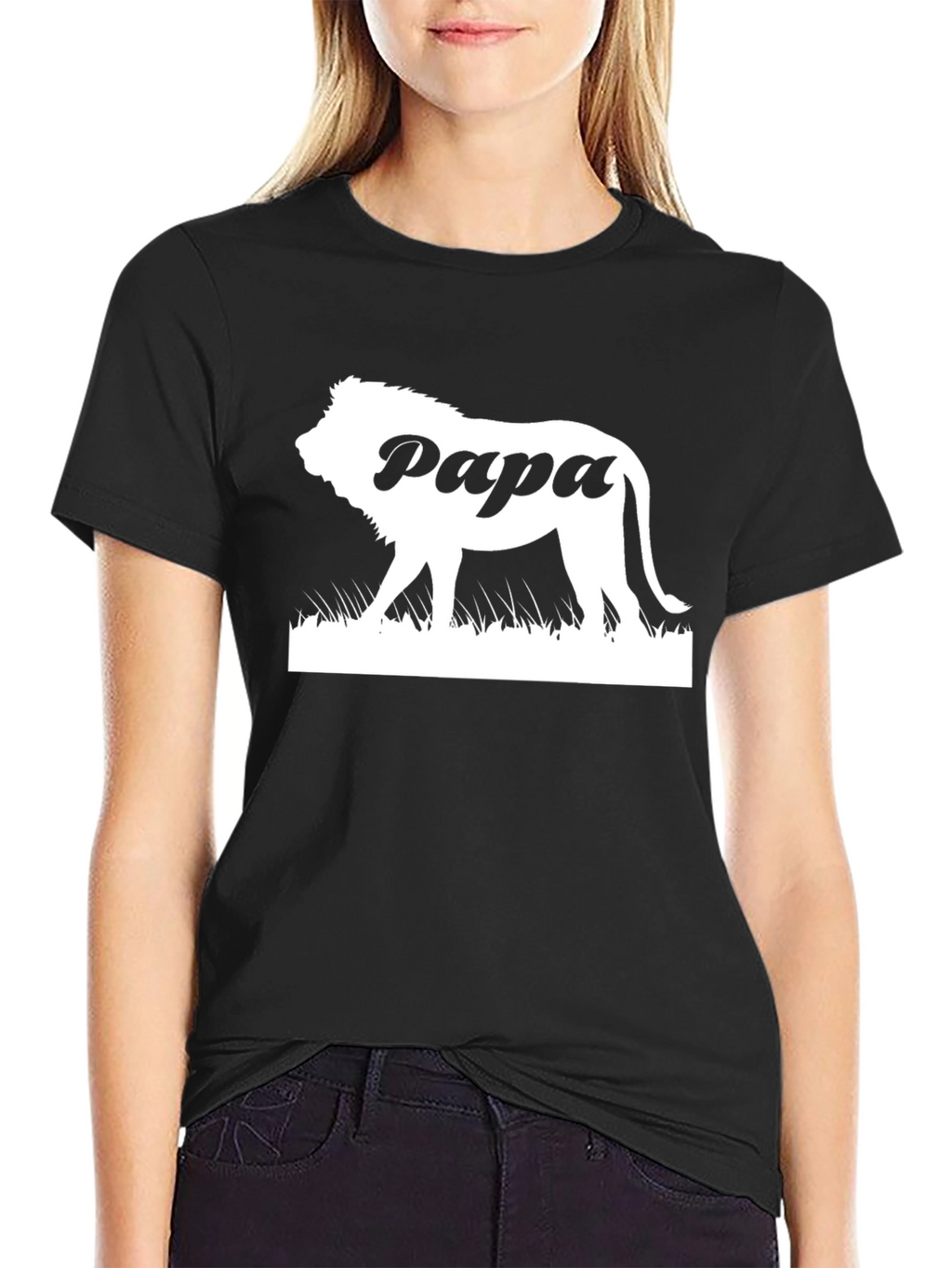 Papa Lion Graphic Tee - Dad Gift