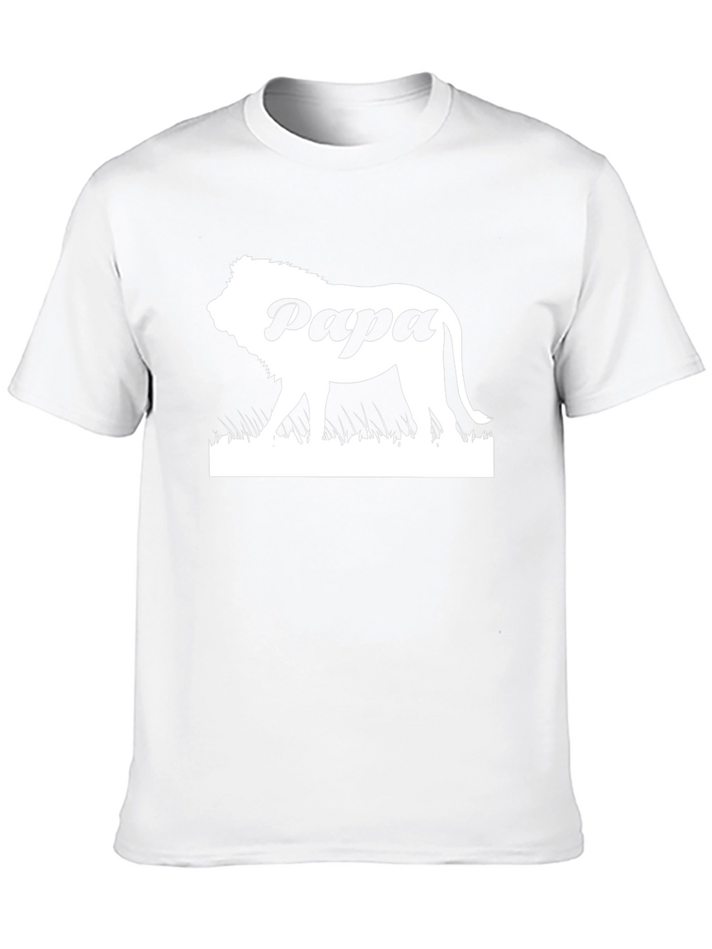 Papa Lion Graphic Tee - Dad Gift
