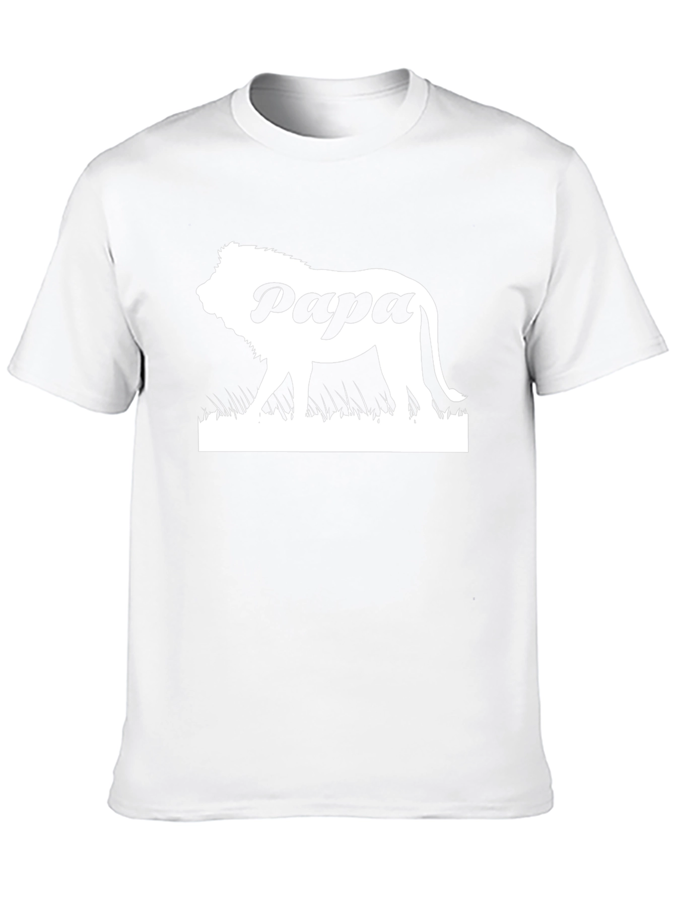 Papa Lion Graphic Tee - Dad Gift