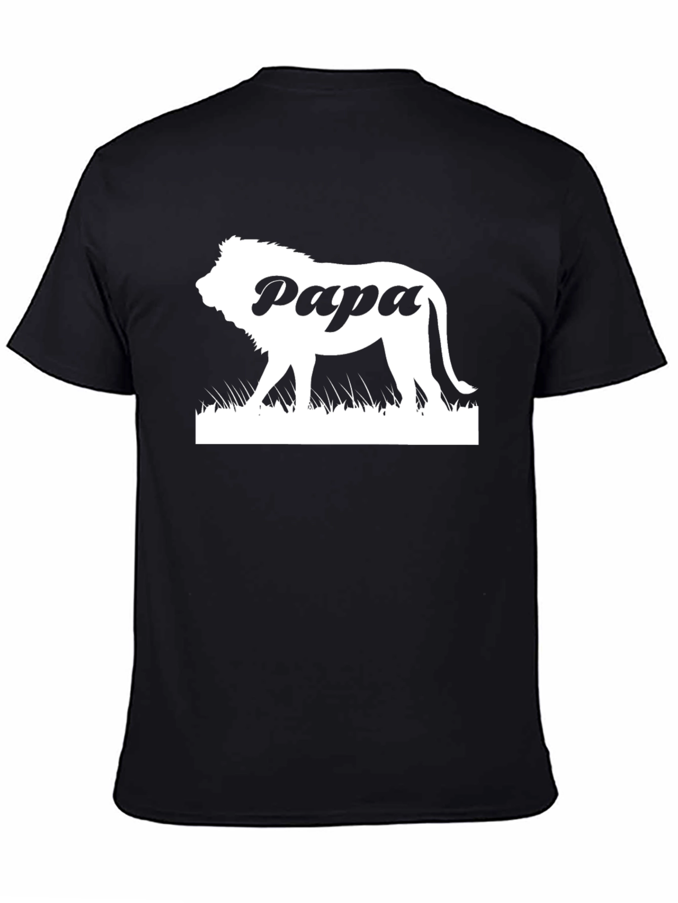 Papa Lion Graphic Tee - Dad Gift