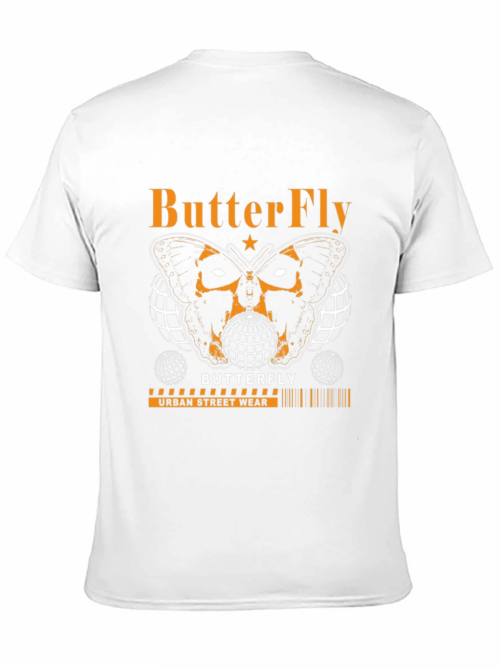 Butterfly Urban Streetwear Graphic Tee