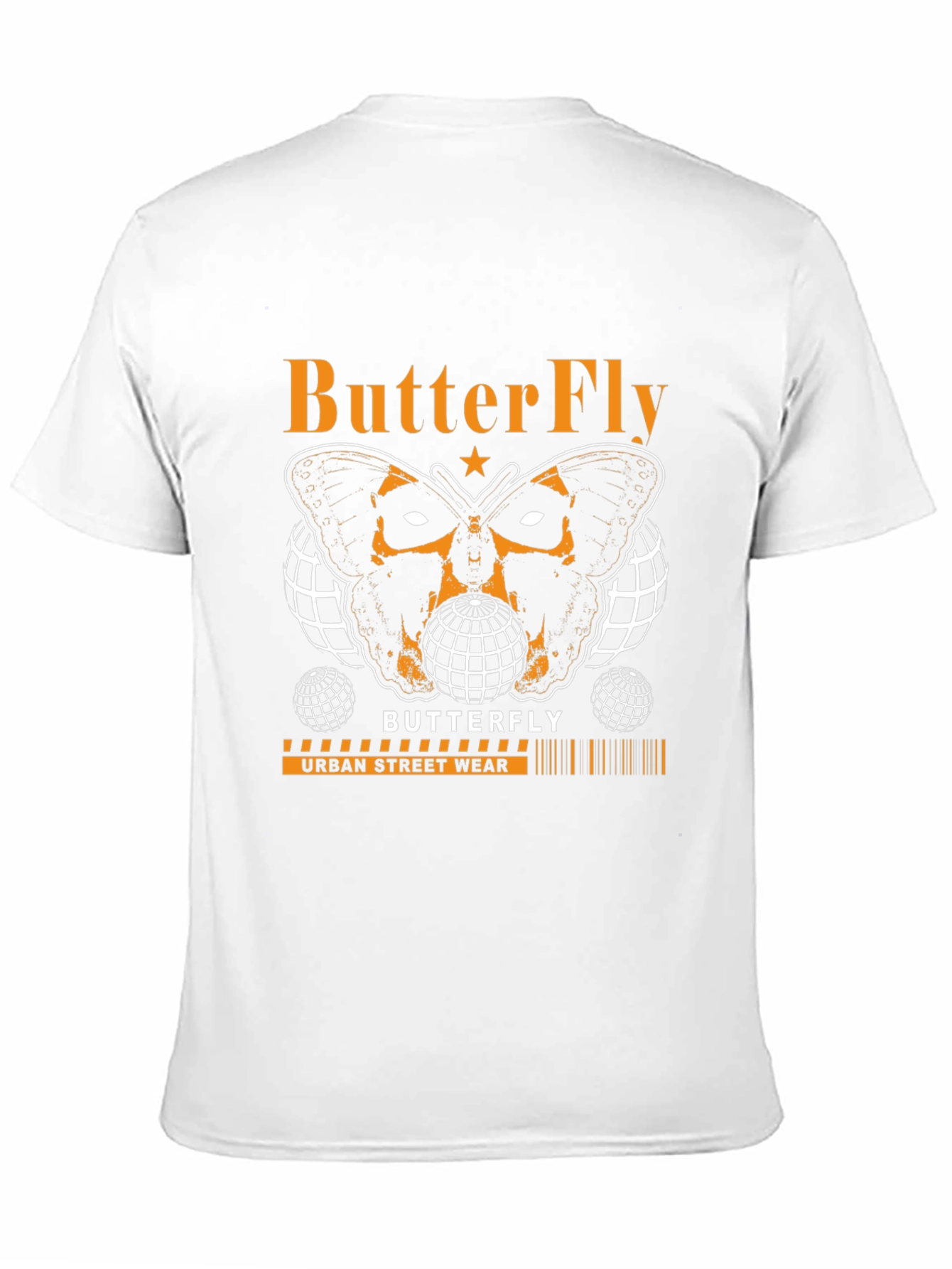 Butterfly Urban Streetwear Graphic Tee
