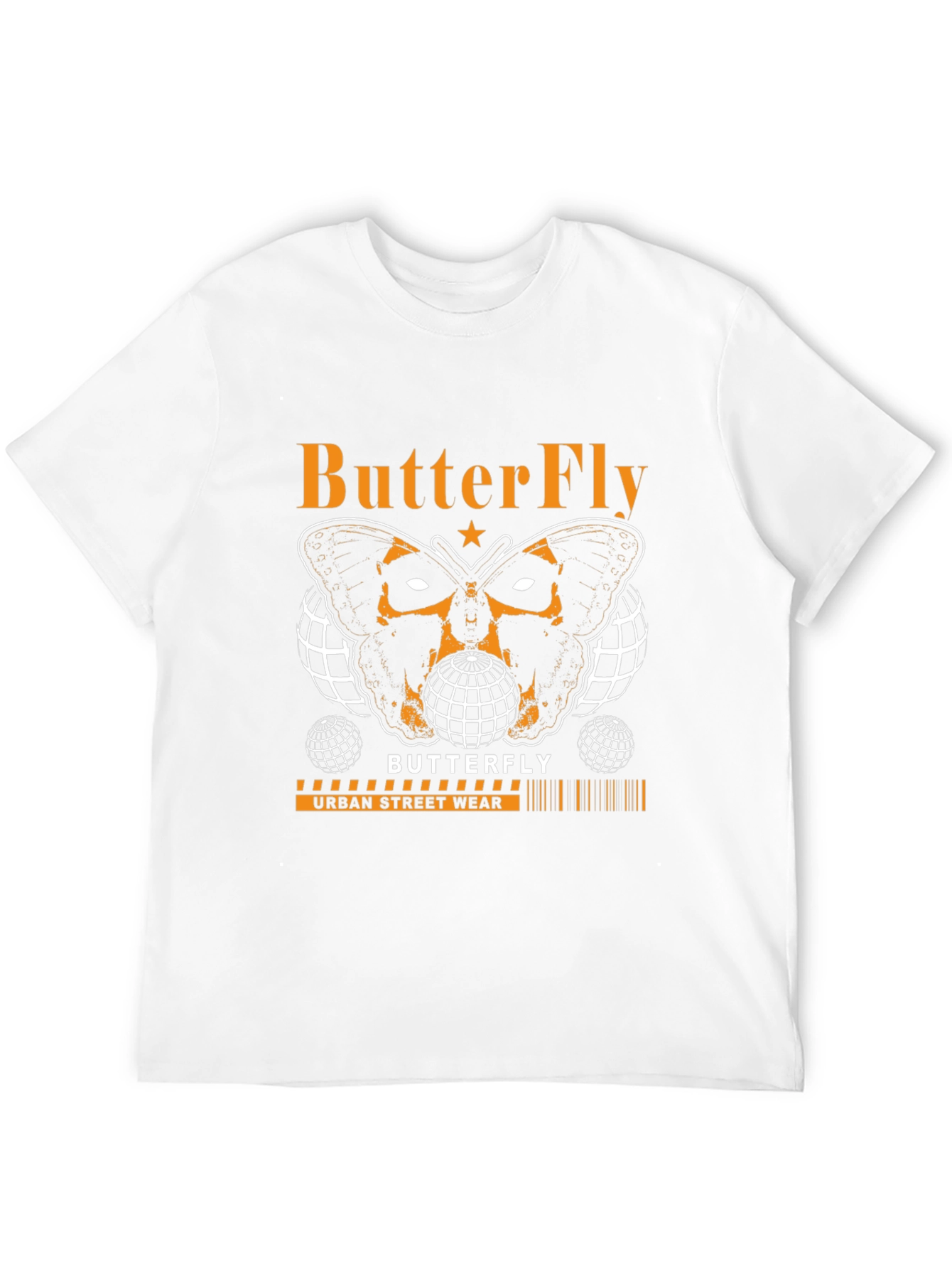 Butterfly Urban Streetwear Graphic Tee