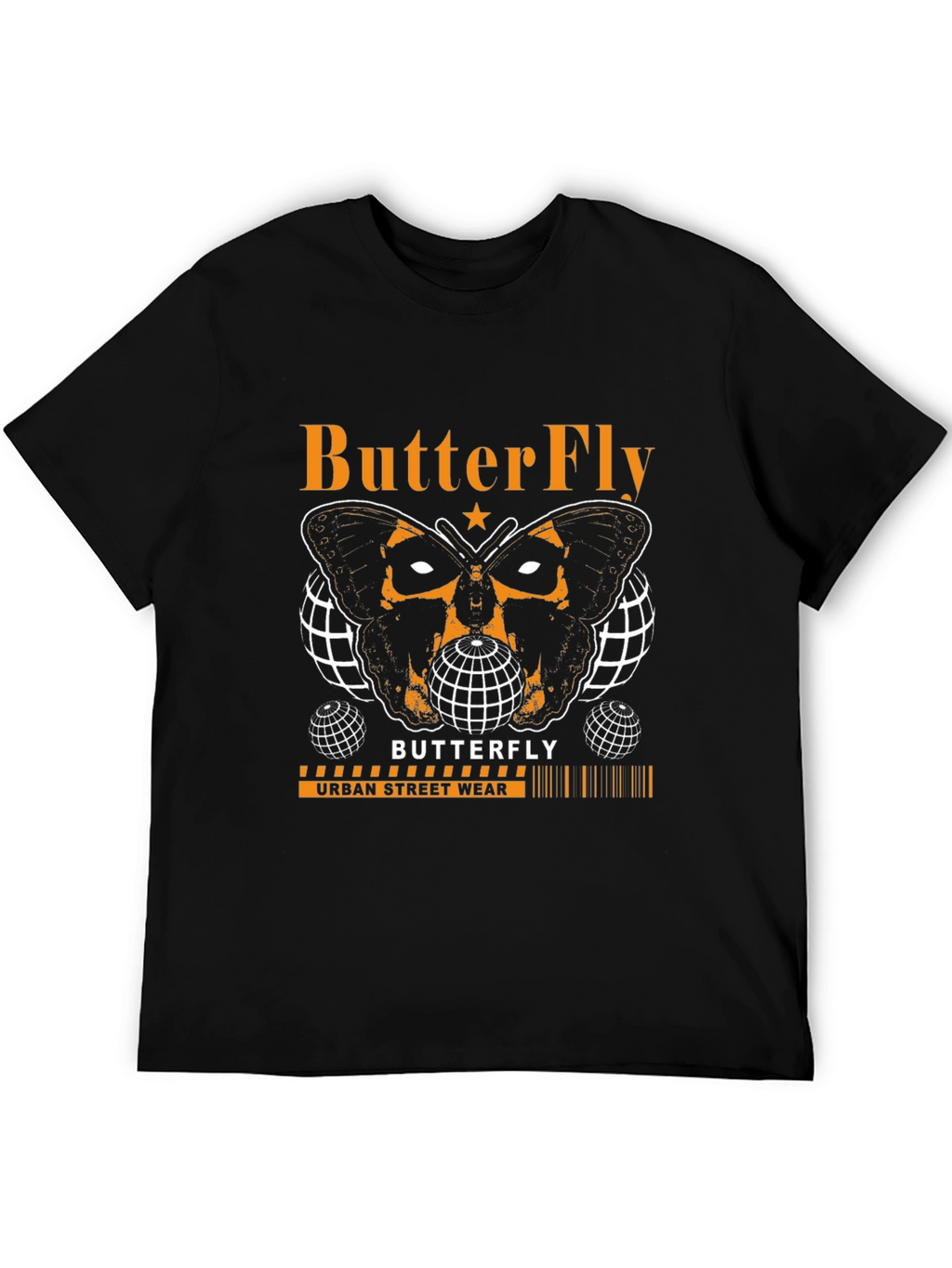 Butterfly Urban Streetwear Graphic Tee