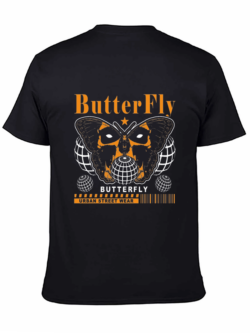 Butterfly Urban Streetwear Graphic Tee
