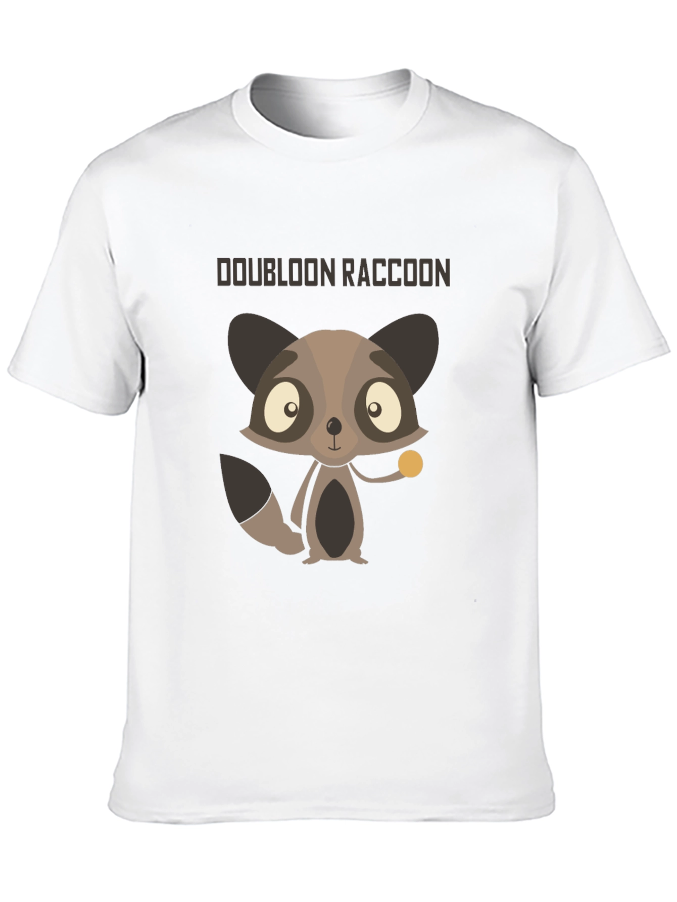 Doubloon Raccoon Graphic T-Shirt