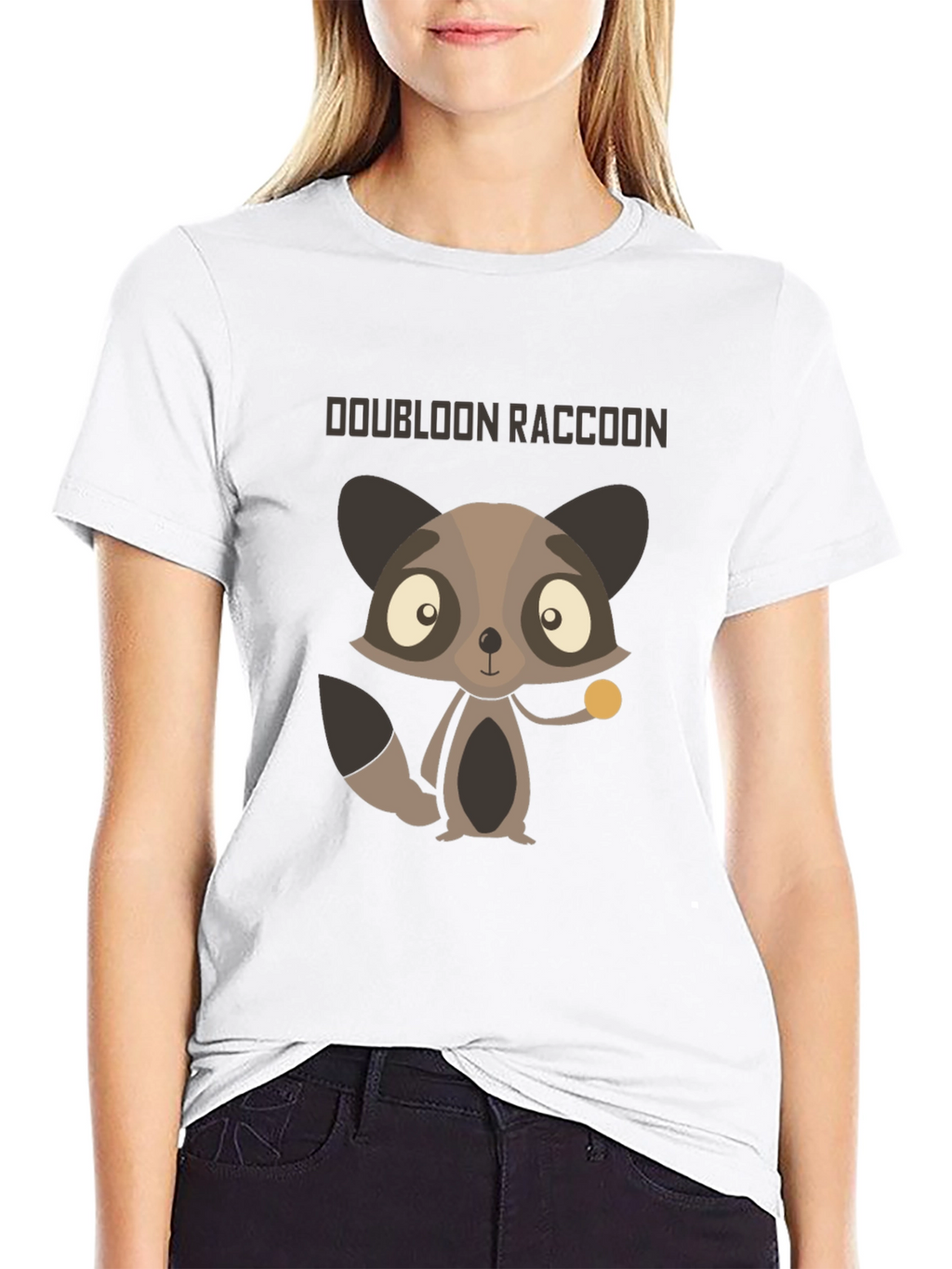 Doubloon Raccoon Graphic T-Shirt