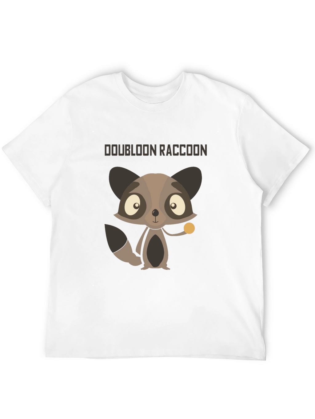 Doubloon Raccoon Graphic T-Shirt