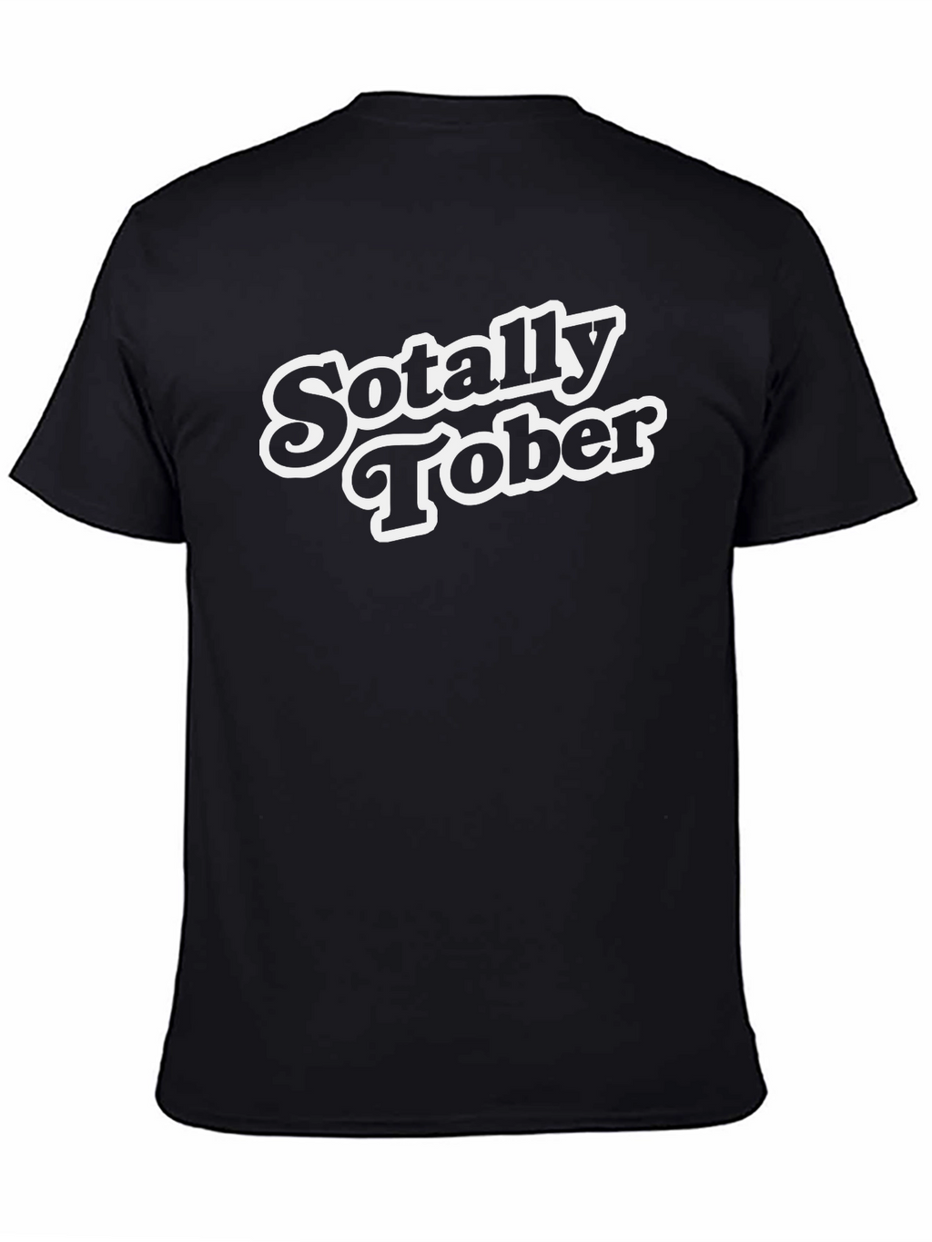 Sotally Tober Black Graphic Tee