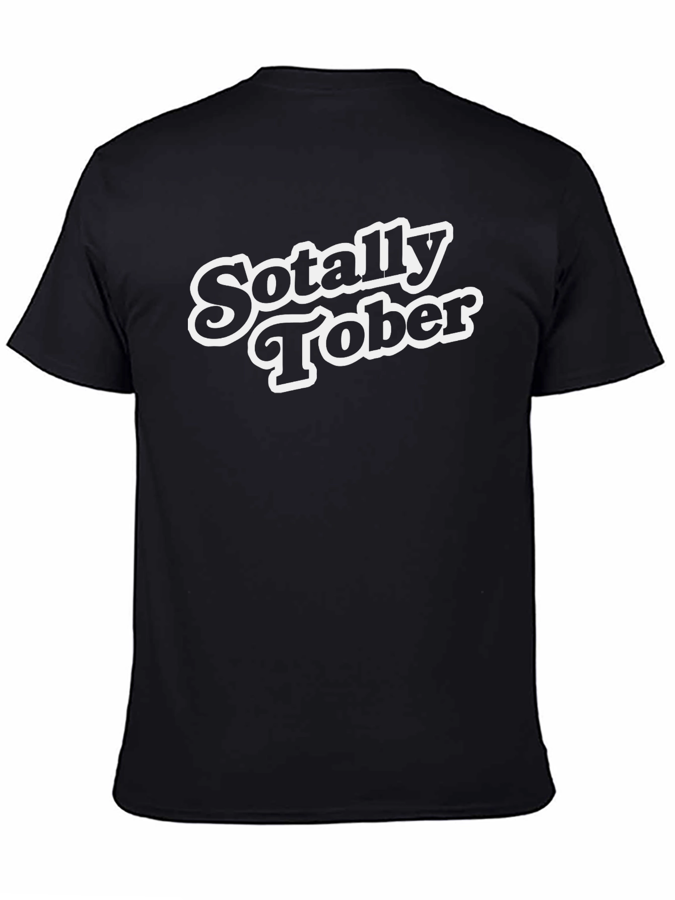 Sotally Tober Black Graphic Tee