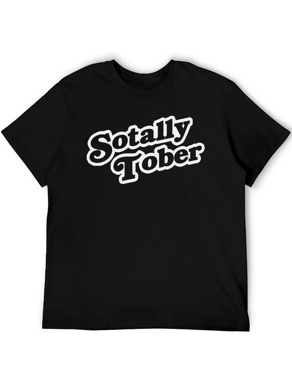 Sotally Tober Black Graphic Tee