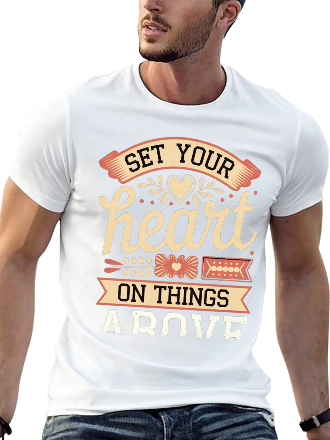 Set Your Heart Above Graphic Tee