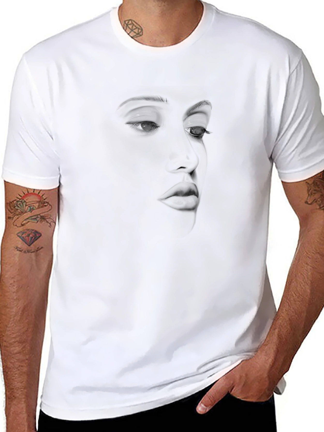Sultry Shadow T-Shirt - Bold Graphic Tee