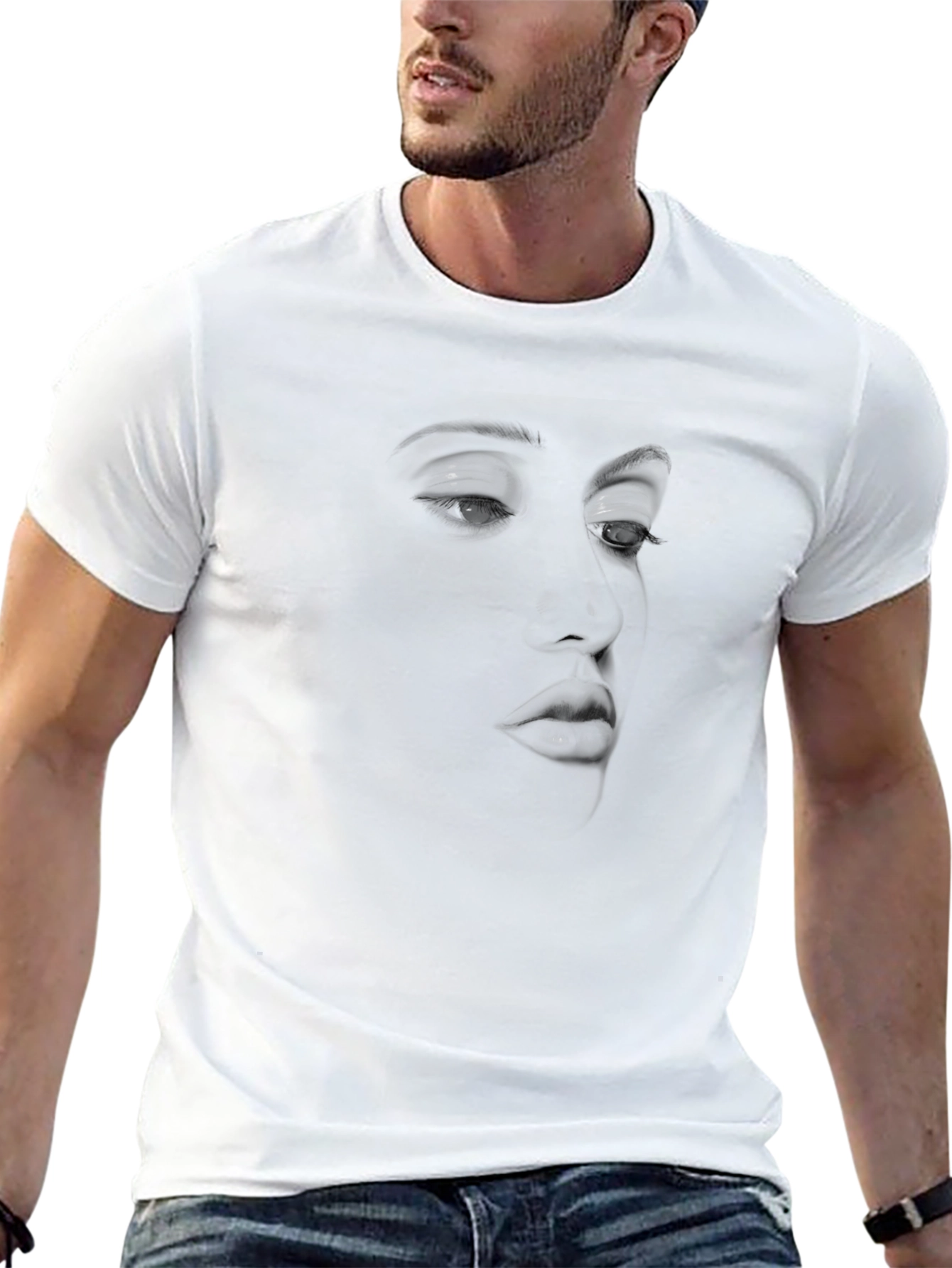 Sultry Shadow T-Shirt - Bold Graphic Tee