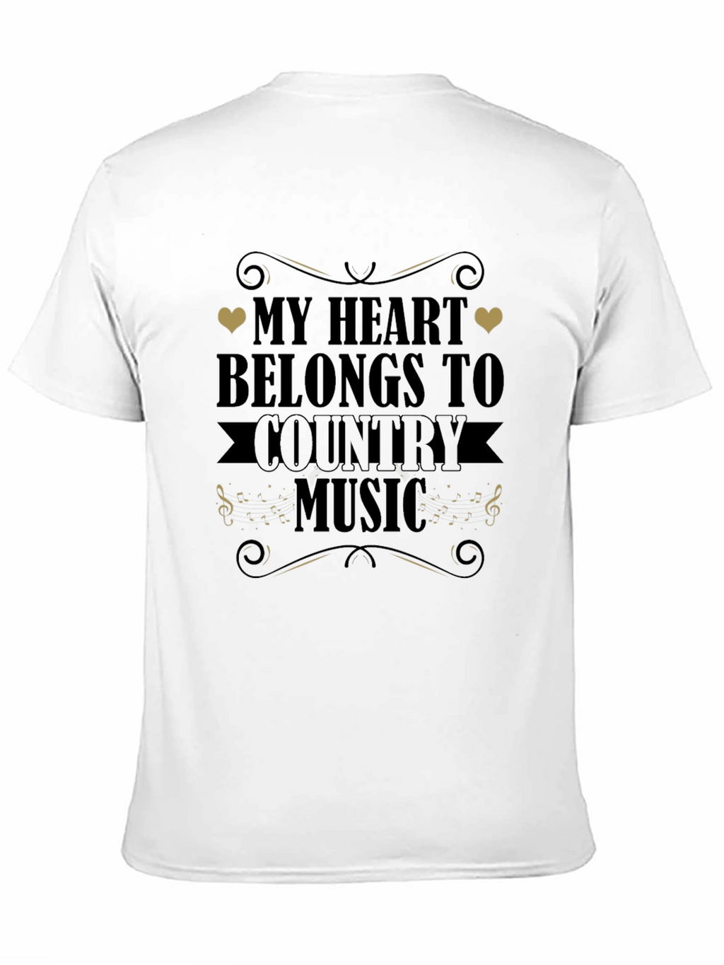 Country Music Heart T-Shirt