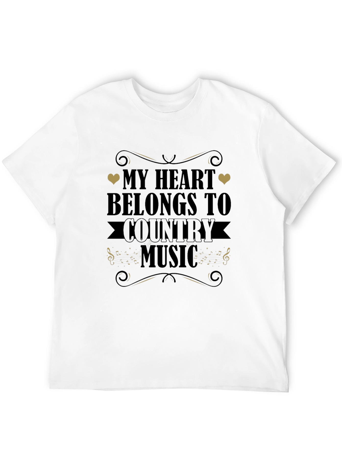 Country Music Heart T-Shirt
