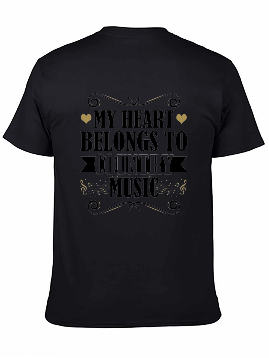 Country Music Heart T-Shirt