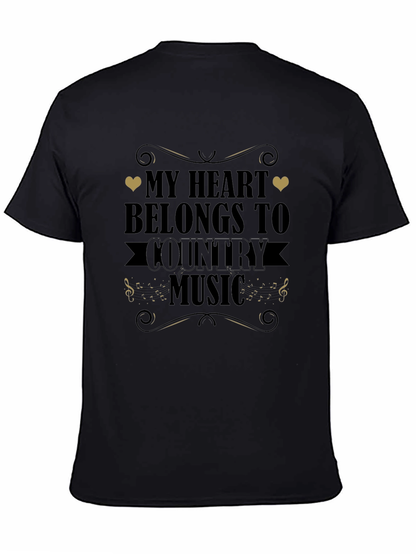 Country Music Heart T-Shirt