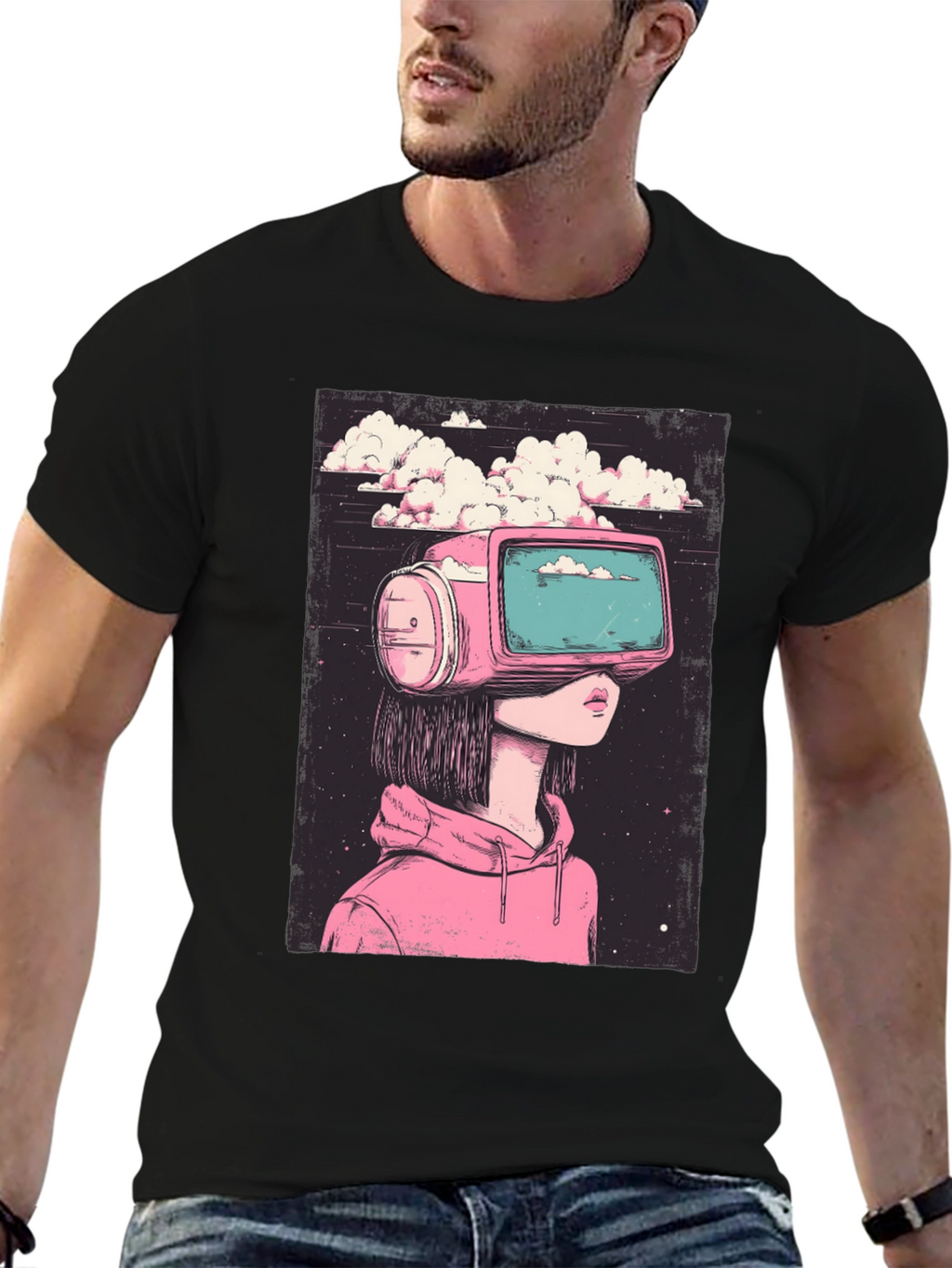 Dreamscape VR T-Shirt - Futuristic Graphic Tee