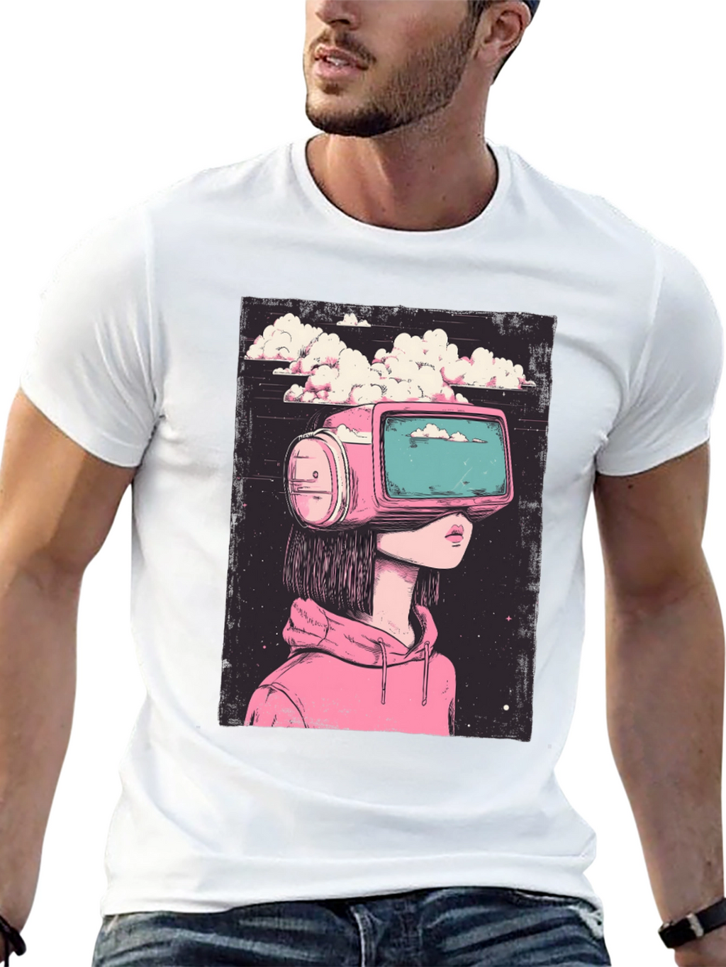 Dreamscape VR T-Shirt - Futuristic Graphic Tee