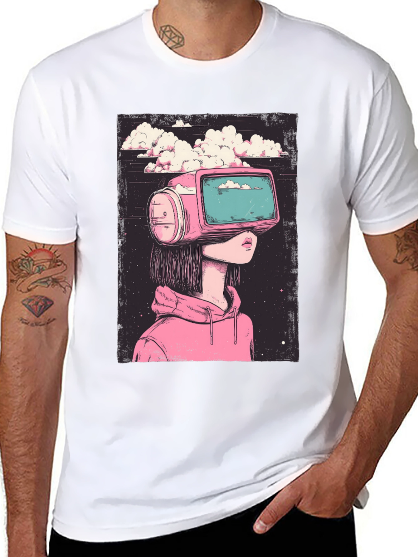 Dreamscape VR T-Shirt - Futuristic Graphic Tee