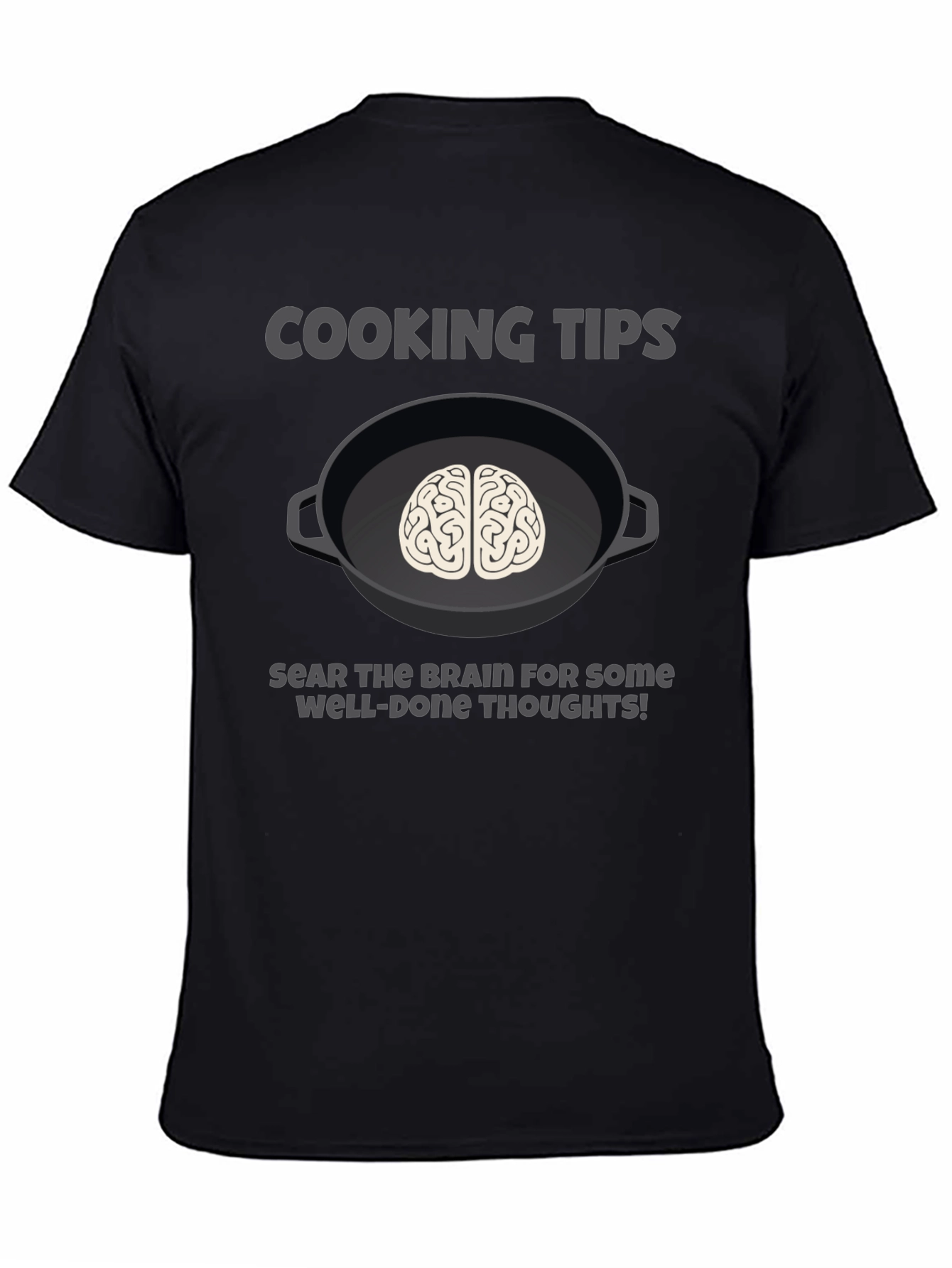 Cooking Tips Brain Graphic T-Shirt
