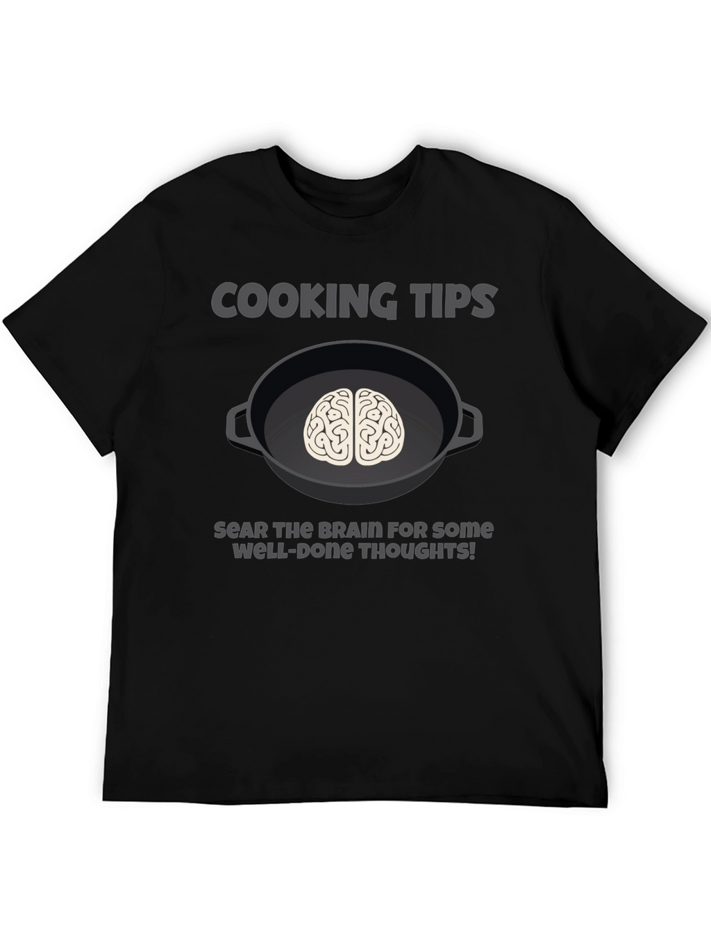 Cooking Tips Brain Graphic T-Shirt