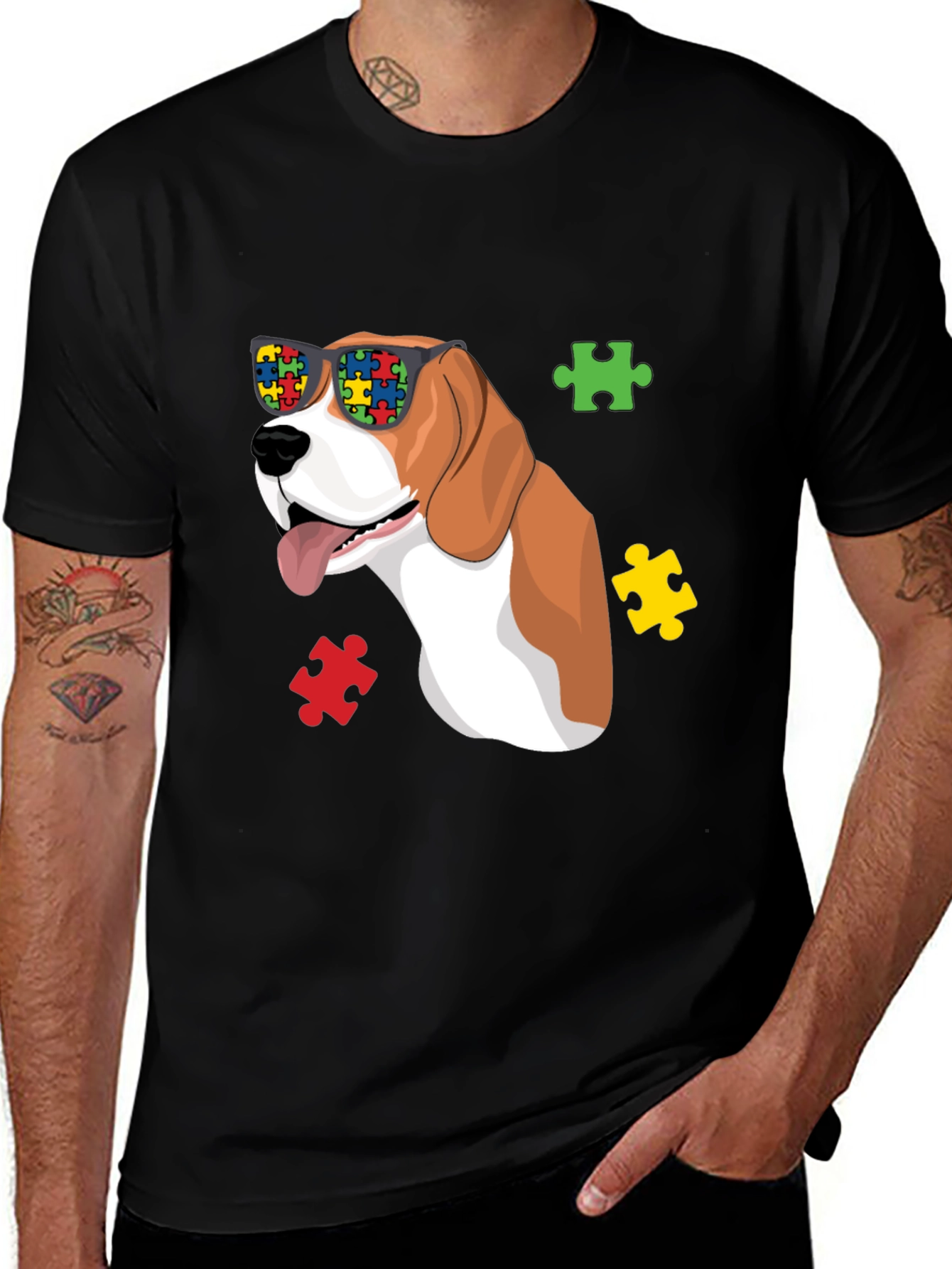 Autism Awareness Dog T-Shirt