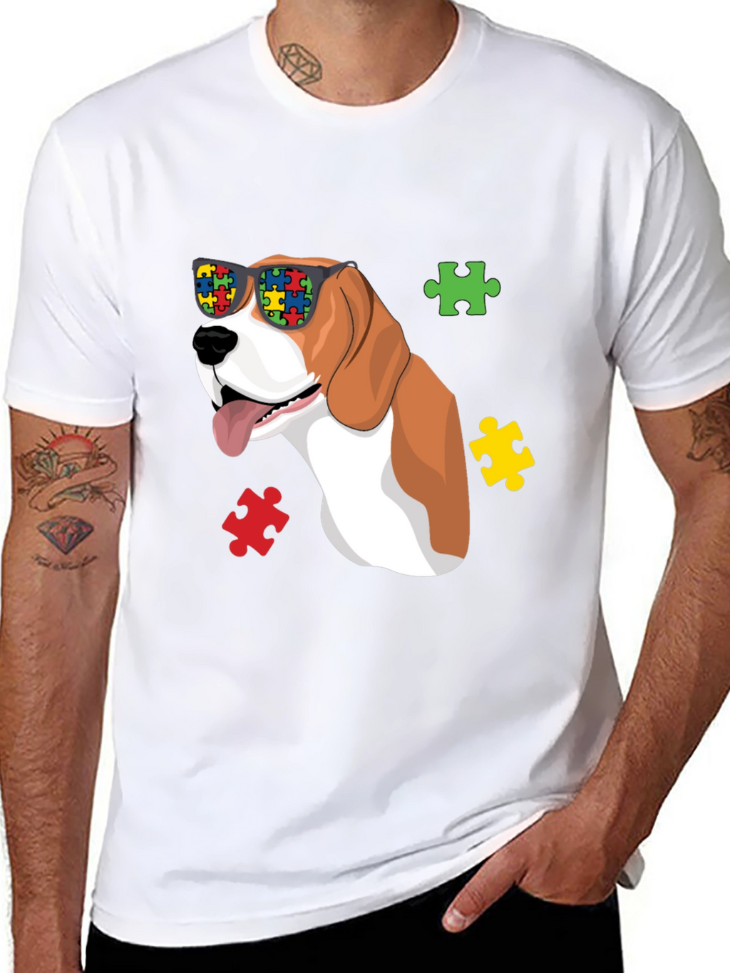 Autism Awareness Dog T-Shirt