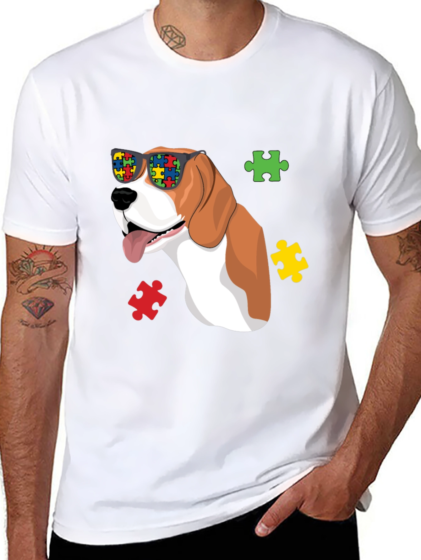 Autism Awareness Dog T-Shirt
