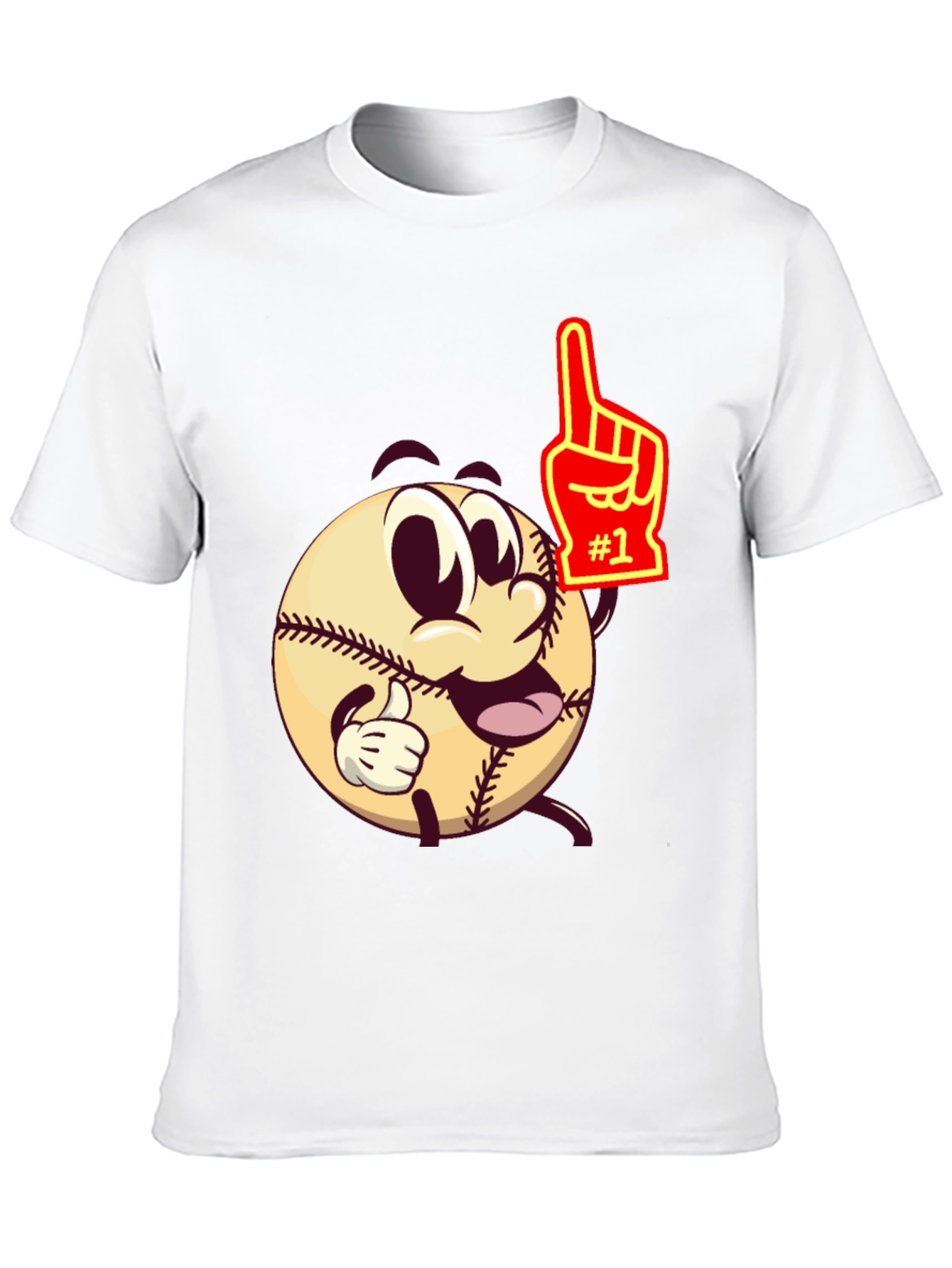 Baseball Cartoon T-Shirt