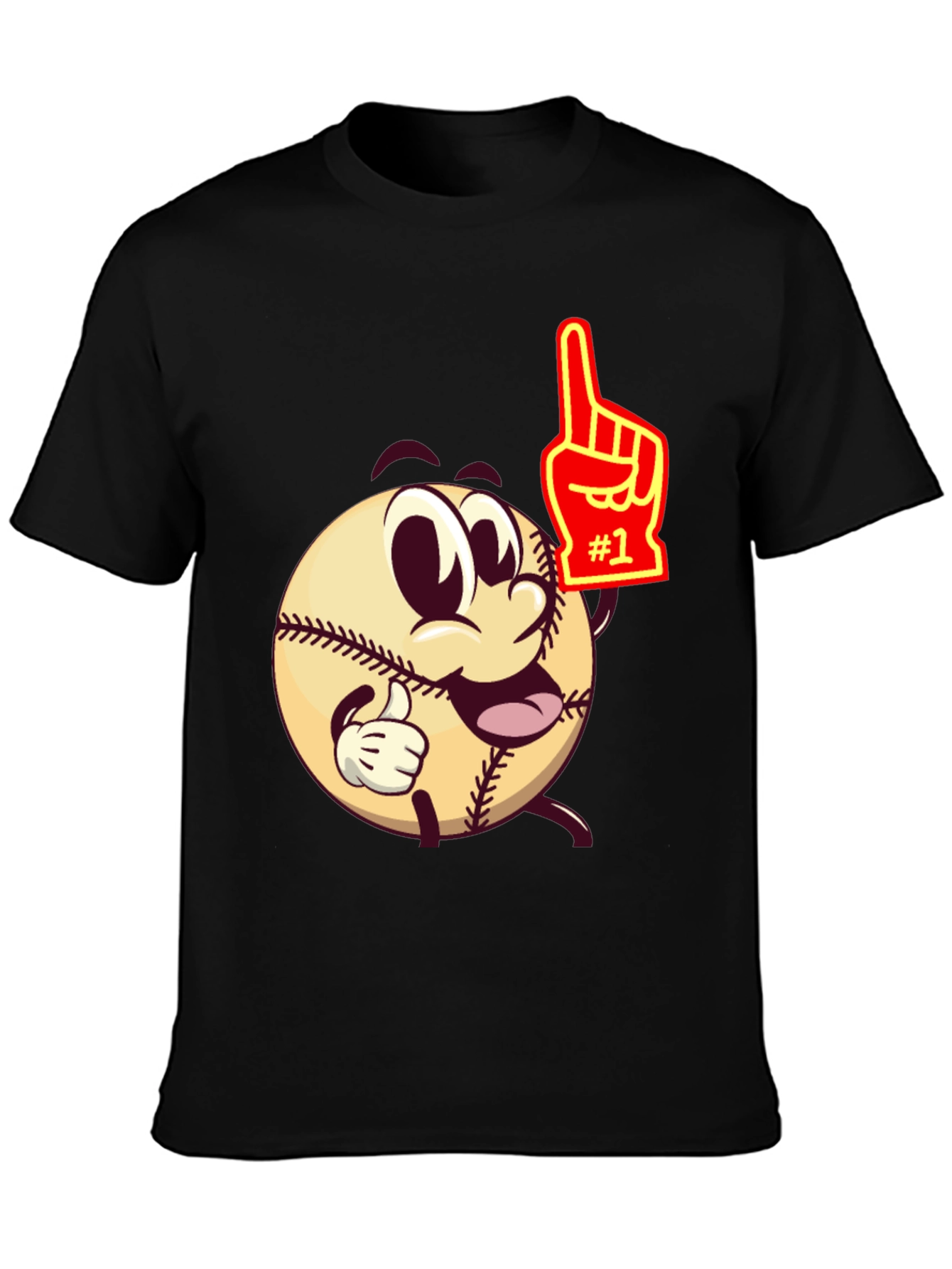 Baseball Cartoon T-Shirt
