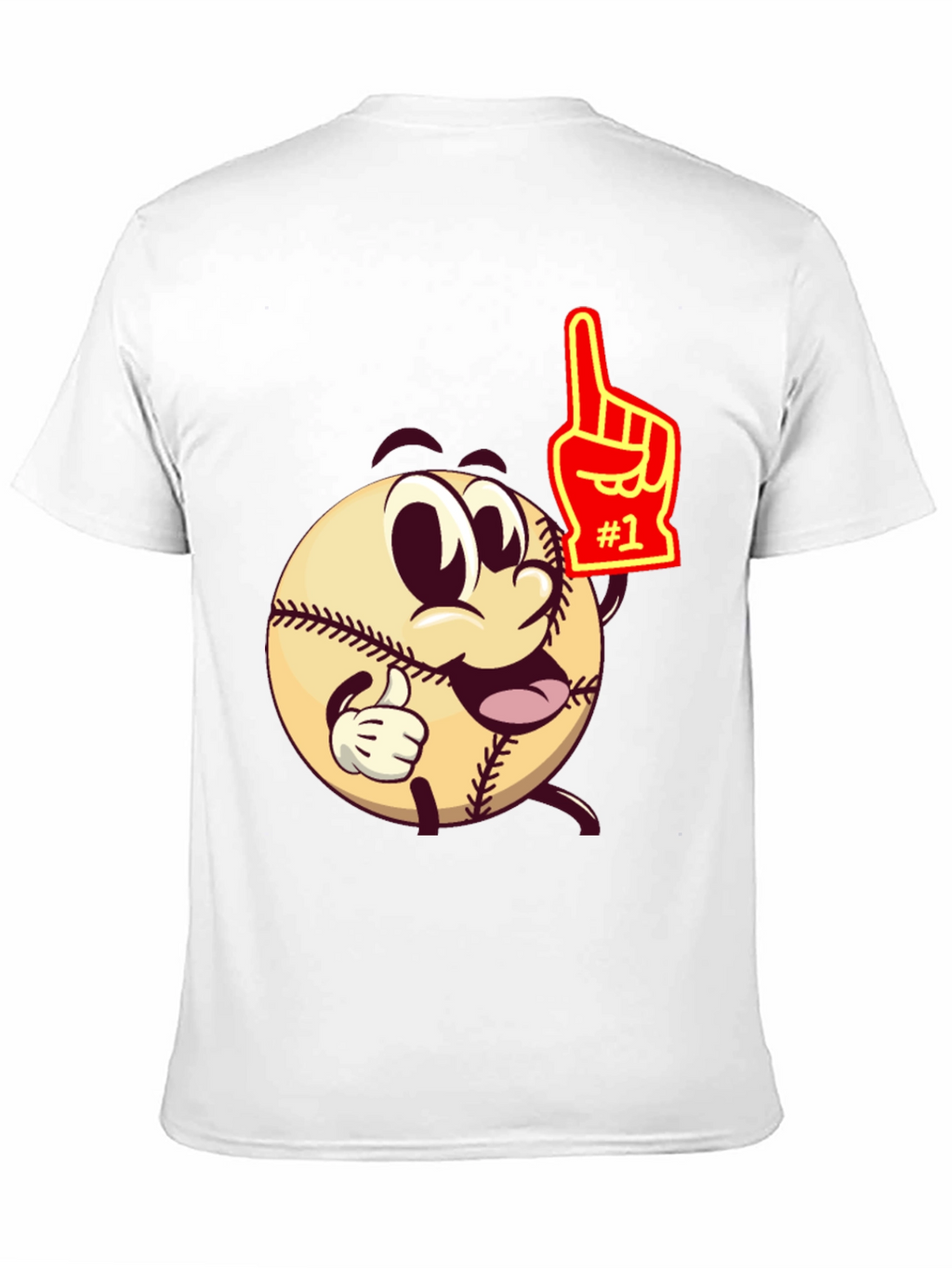 Baseball Cartoon T-Shirt
