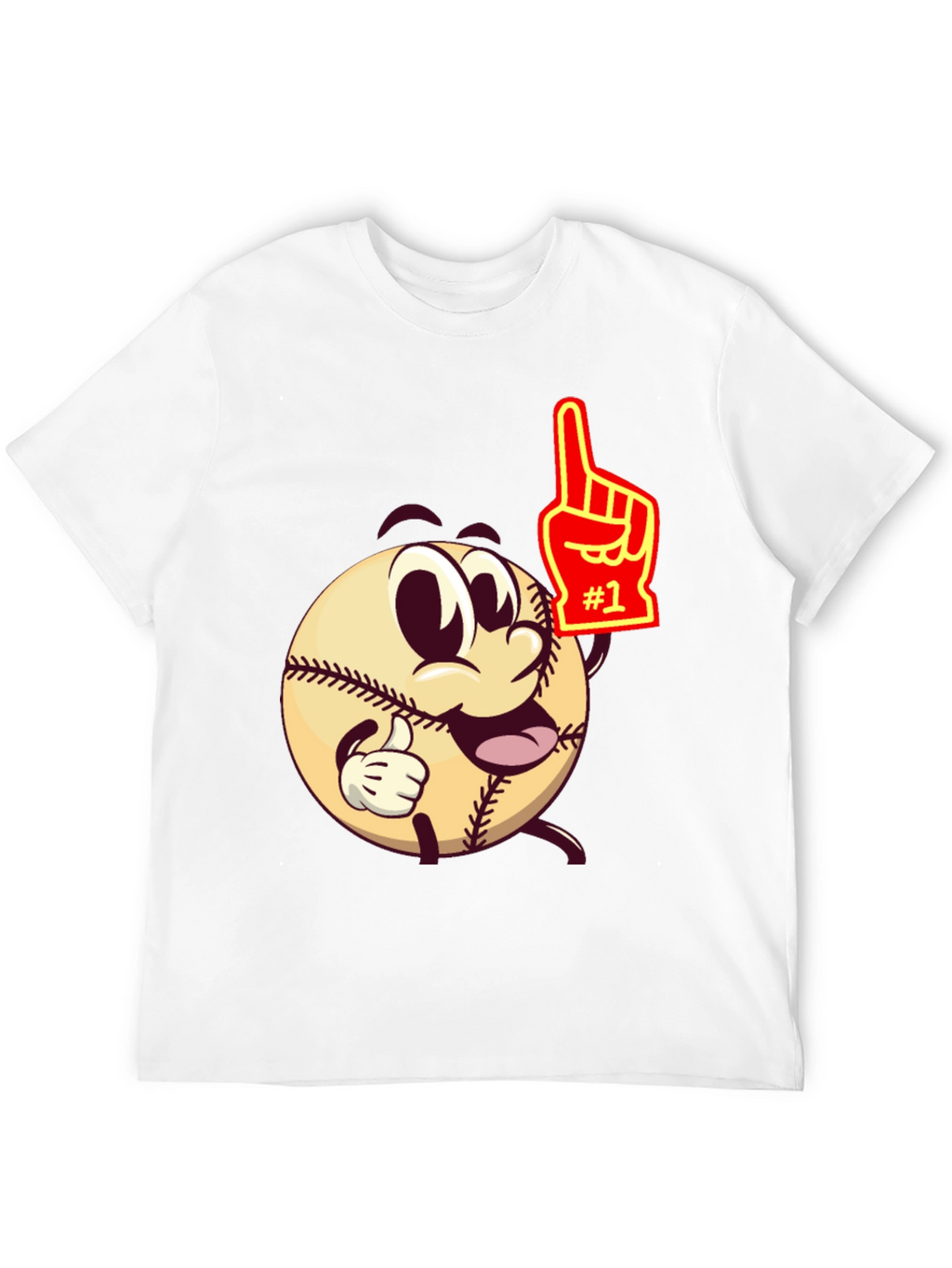 Baseball Cartoon T-Shirt