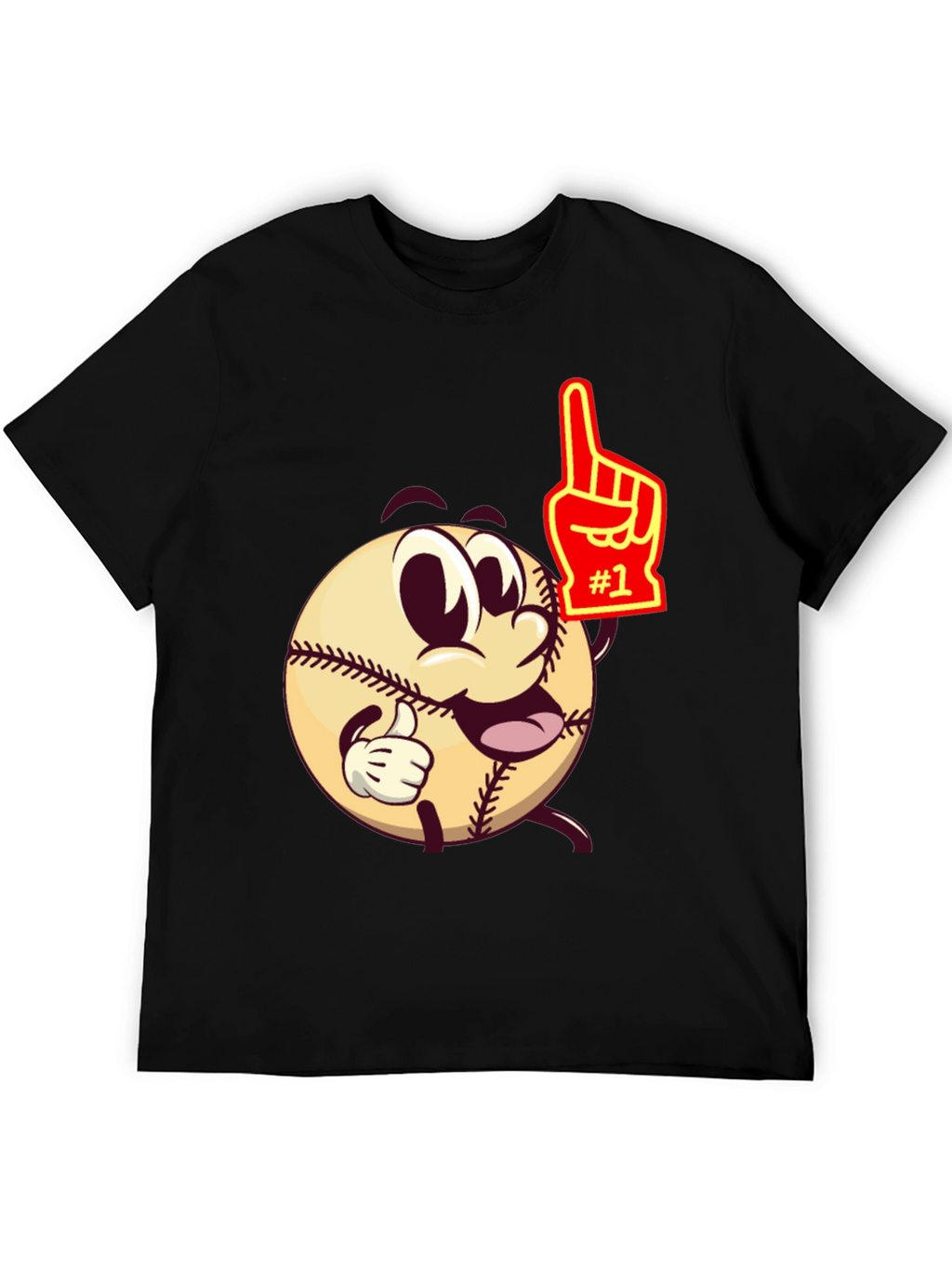 Baseball Cartoon T-Shirt