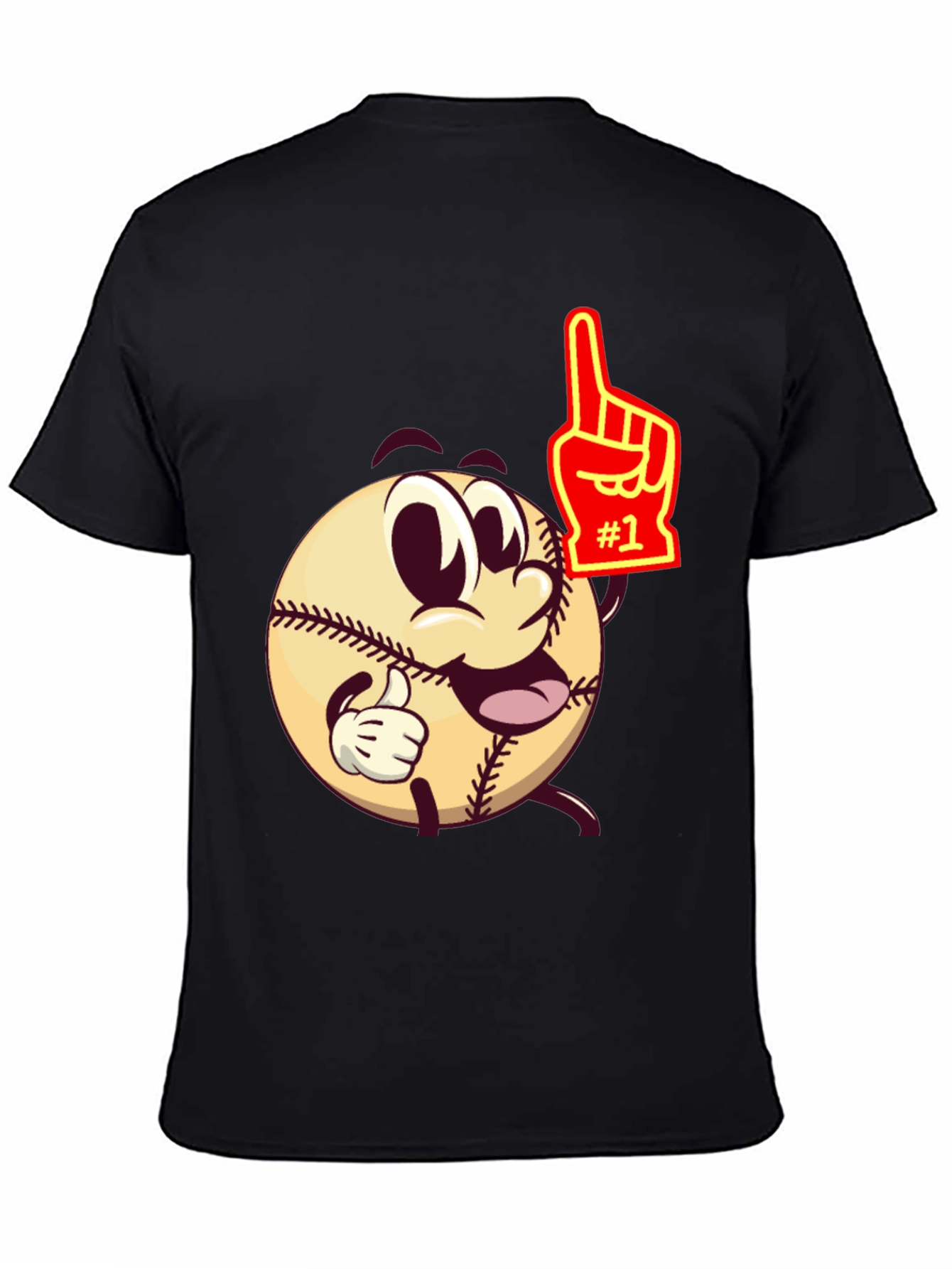 Baseball Cartoon T-Shirt