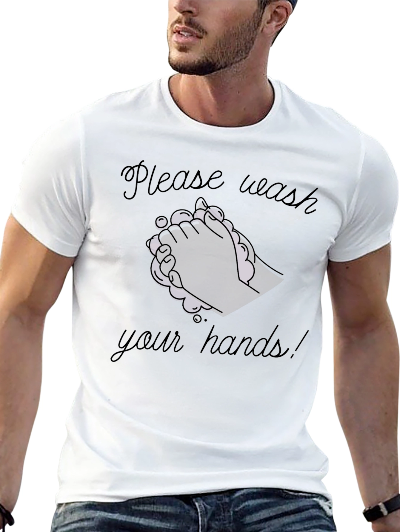 Wash Your Hands Graphic T-Shirt
