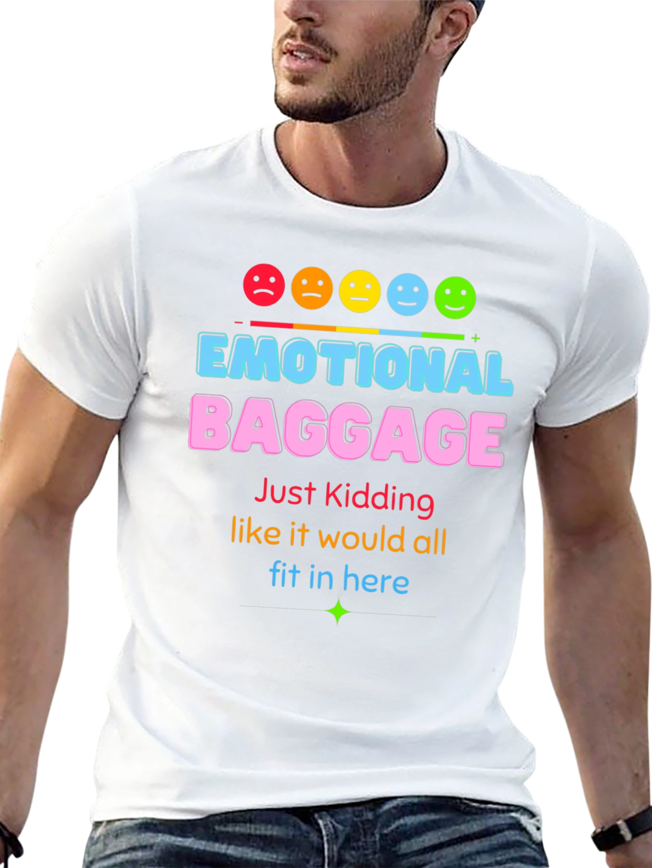 Emotional Baggage Graphic T-Shirt - Funny & Stylish!